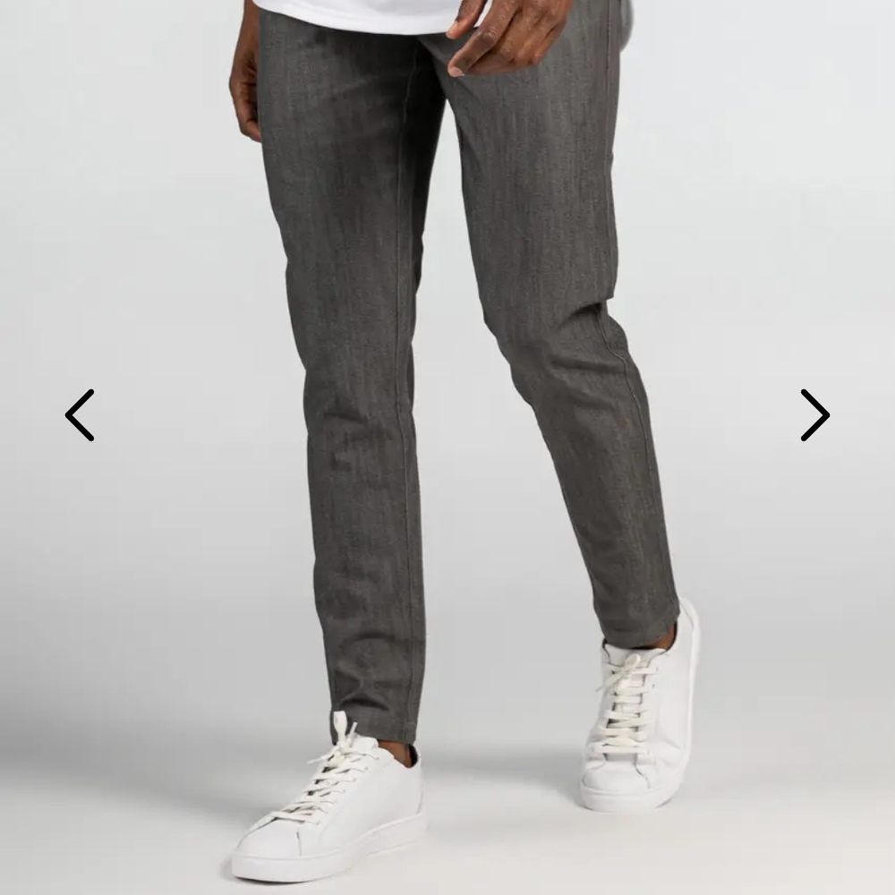 BYLT Basics Gray Skinny Jeans Full Length